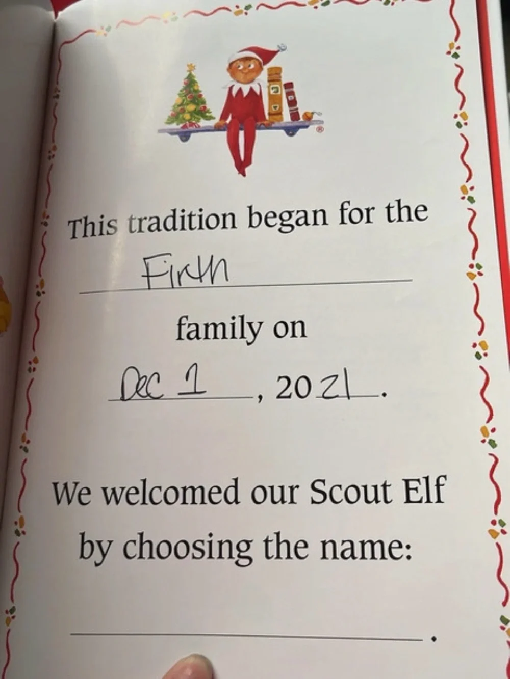 Elf on the Shelf Classic Red Plush Elf Doll and book